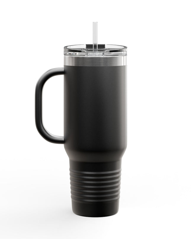 1804 Travel Mug – Haitian Independence Insulated Tumbler – Durable 1804 Haiti Pride Cup with Handle and Straw Insulated Travel Mug, 40oz - CreoleSizzle