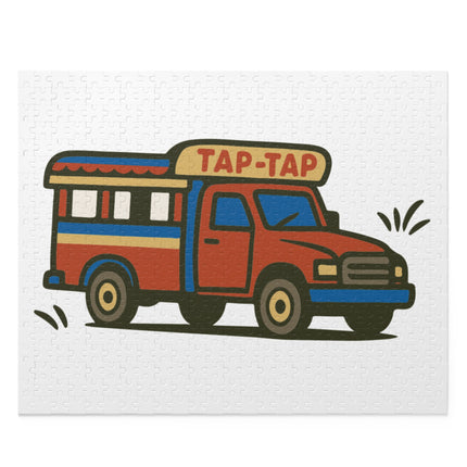 Tap-Tap Bus Haitian Street Culture Puzzle Vibrant Urban Heritage Edition - CreoleSizzle