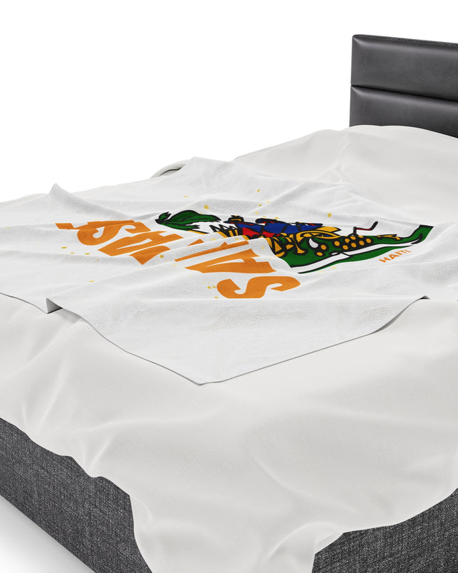 Sak Pase Haitian Blanket – Plush Velveteen Bed Throw – Soft & Cozy Home Décor - CreoleSizzle
