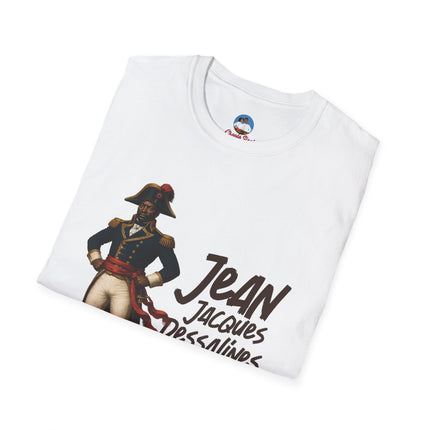 Jean-Jacques Dessalines Freedom Forged in Fire T-Shirt Haitian Independence Leader Unisex Softstyle T-Shirt