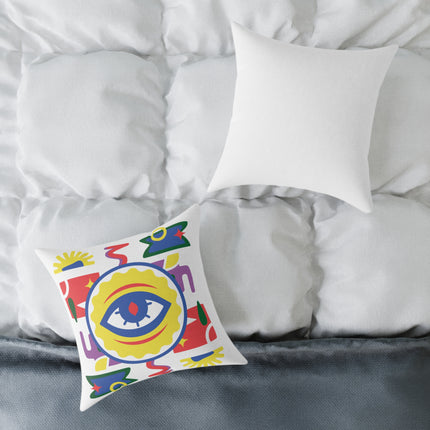Ancestral Vision Pillow Afro-Haitian Mysticism Design Creole Protection Symbol Limited Cultural Drop - CreoleSizzle