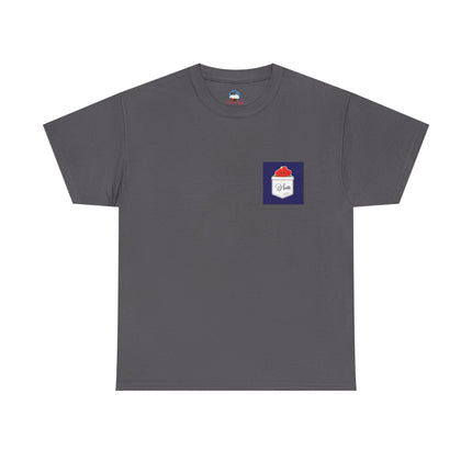 Haiti Hibiscus Pocket Tee Tropical Elegance Haitian Heritage Series Unisex Heavy Cotton T-Shirt