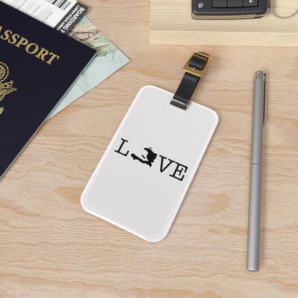 LOVE Haiti Limited Heritage Edition Luggage Tag Minimal Island Design