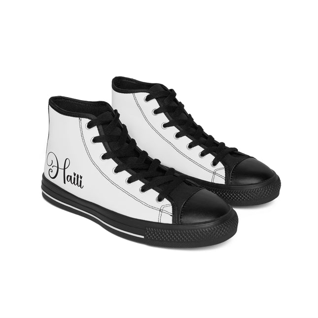 Haiti Calligraphy Collector’s Edition High Top Sneakers Minimalist Heritage Design