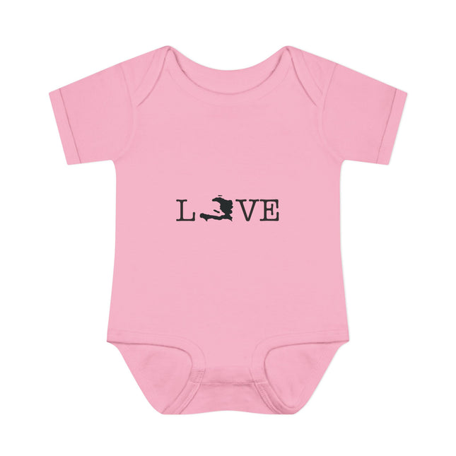 Island of Love Haitian Pride Baby Bodysuit Infant Heritage Series Premium Unisex Onesie, Cute Baby Clothes