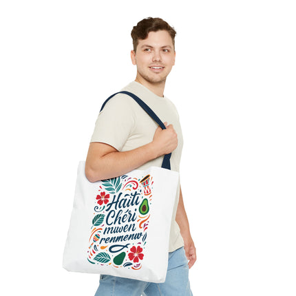 Haiti Chéri Mwen Renmenw Limited Edition Heritage Tote Love Letter to Haiti - CreoleSizzle