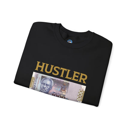 Haitian Hustler Crewneck Sweatshirt Unisex Entrepreneur Streetwear Bold Banknote Graphic Pullover