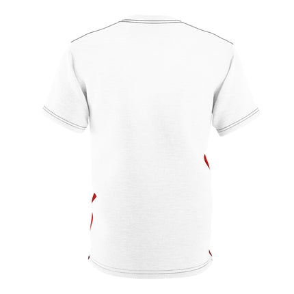 Haitian Flag T-Shirt – Premium Lightweight Tee – Haitian Pride All-Over Print Shirt Unisex Cut & Sew Tee (AOP) - CreoleSizzle