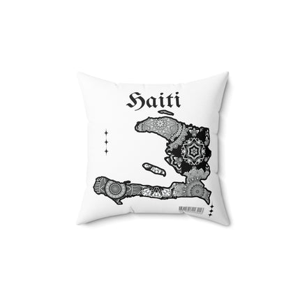 Haiti Mandala Pillow Double-Sided Elegance for Your Home - CreoleSizzle