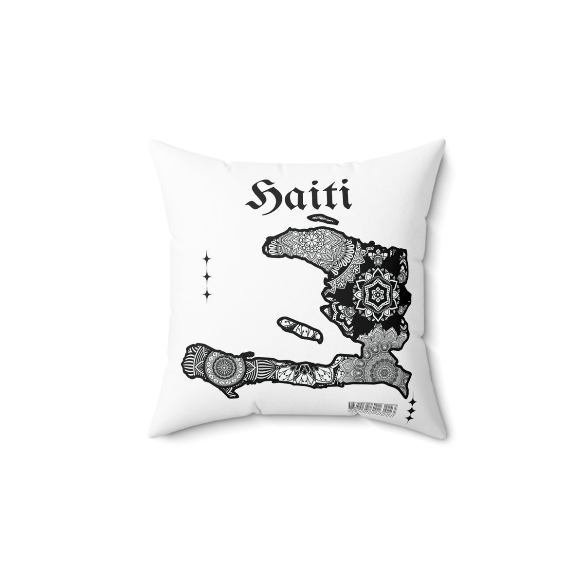 Haiti Mandala Pillow Double-Sided Elegance for Your Home