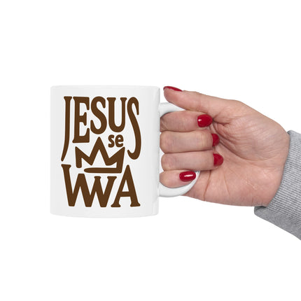 Jezi se Wa Limited Faith and Heritage Edition Ceramic Mug Haitian Spiritual Pride Design - CreoleSizzle