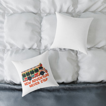 Tap-Tap Spirit Haitian Adventure Pillow Limited Culture Drop Diaspora Decor - CreoleSizzle