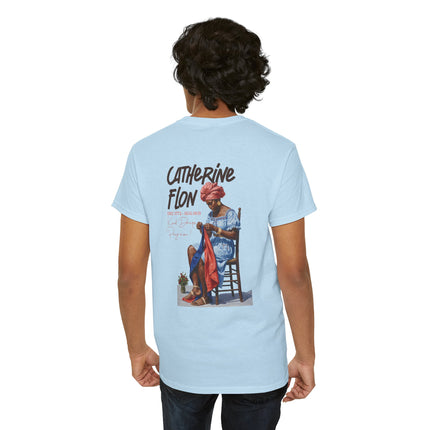Catherine Flon Legacy in Stitches Tee Haitian Freedom Series Unisex Heavy Cotton T-Shirt