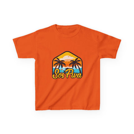 Sos Pwa Kids T-Shirt Celebrate Haitian Cuisine and Culture with Fun and Style ShirtKids Heavy Cotton™ Tee - CreoleSizzle
