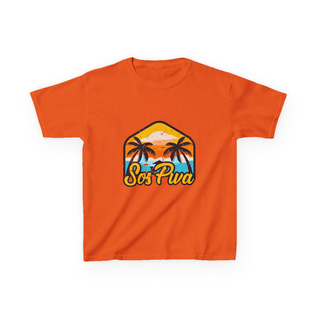 Sos Pwa Kids T-Shirt Celebrate Haitian Cuisine and Culture with Fun and Style ShirtKids Heavy Cotton™ Tee - CreoleSizzle