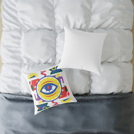 Ancestral Vision Pillow Afro-Haitian Mysticism Design Creole Protection Symbol Limited Cultural Drop - CreoleSizzle