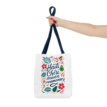 Haiti Chéri Mwen Renmenw Limited Edition Heritage Tote Love Letter to Haiti - CreoleSizzle