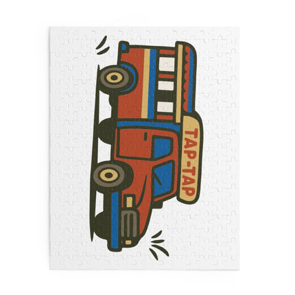 Tap-Tap Bus Haitian Street Culture Puzzle Vibrant Urban Heritage Edition - CreoleSizzle