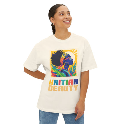Haitian Beauty T-Shirt Bold Afro-Caribbean Graphic Cultural Pride Apparel Unisex Cozy Pullover for Vibrant Haitian Beauty Tee