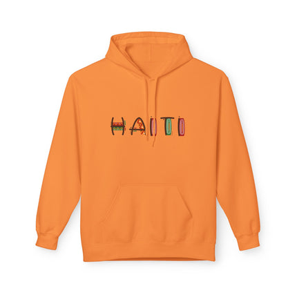 Haiti Pride Graphic Hoodie Unisex Fleece Comfortwear for Cultural Expression & Everyday Style