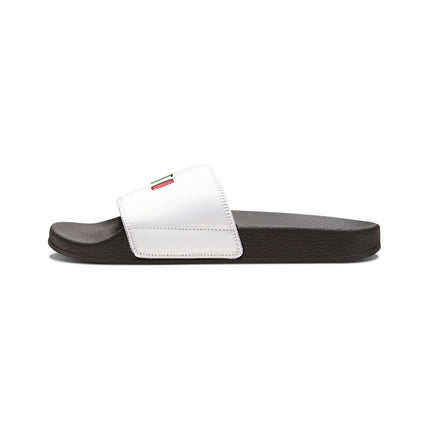 Haiti Pride Slide Sandals Minimalist Heritage Edition - CreoleSizzle