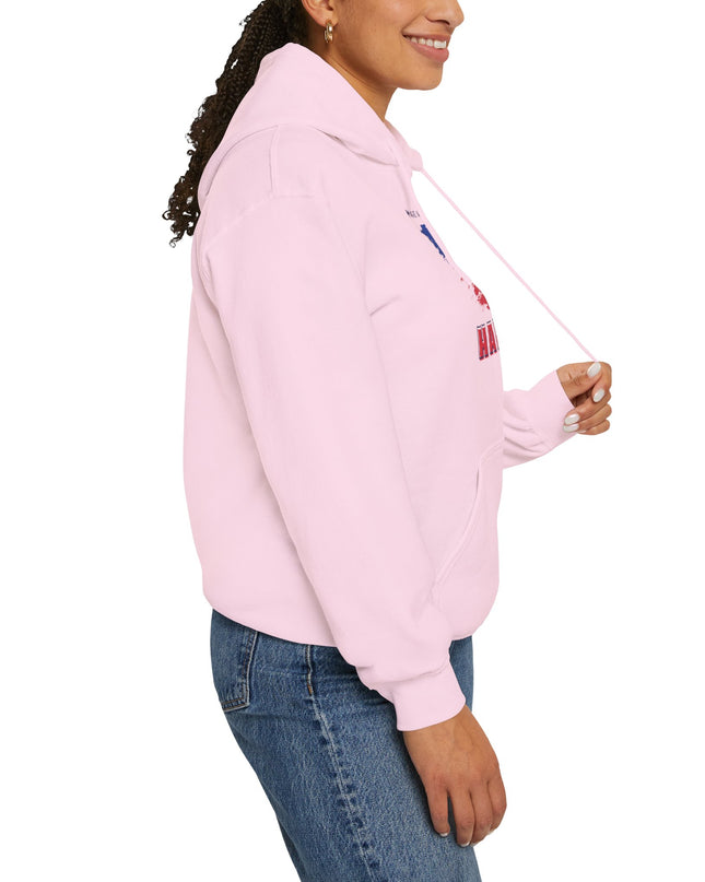 Made in Haiti Hoodie – Haitian Flag Unisex Heavy Blend Sweatshirt – Cozy Cultural Apparel - CreoleSizzle