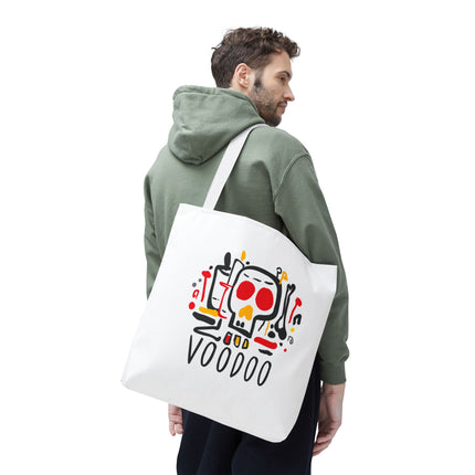 Voodoo Art Haitian Spiritual Symbols Tote Afro-Caribbean Vodou Design - CreoleSizzle