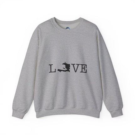 LOVE Haitian Island Edition Sweatshirt Minimalist Heritage Series Love Crewneck Sweatshirt