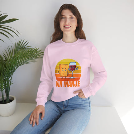 Vin Manje Unisex Sweatshirt Celebrate Haitian Culture with Comfort and Style Culture with Comfort and Style - CreoleSizzle