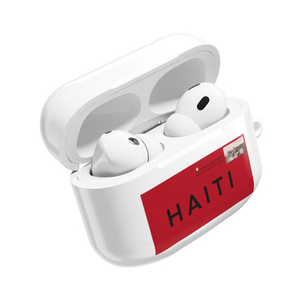 Haiti Postage Stamp Modern Diaspora Tribute AirPods Case Cultural Connection Series