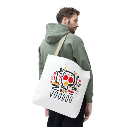 Voodoo Art Haitian Spiritual Symbols Tote Afro-Caribbean Vodou Design - CreoleSizzle