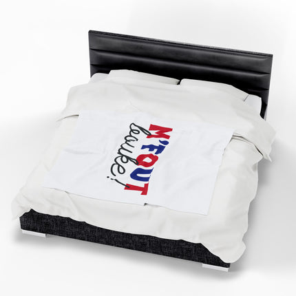 M’FOUT Bouke Haitian Humor Plush Blanket Limited Edition Creole Expression Series - CreoleSizzle