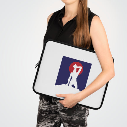 Maroon Mountain Silhouette Neg Mawon Freedom Tribute Laptop Sleeve Resistance Series - CreoleSizzle