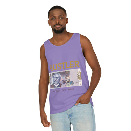 The Hustler’s Banknote Haitian Grit Tank Top Economic Creativity Series Unisex Summer Streetwear