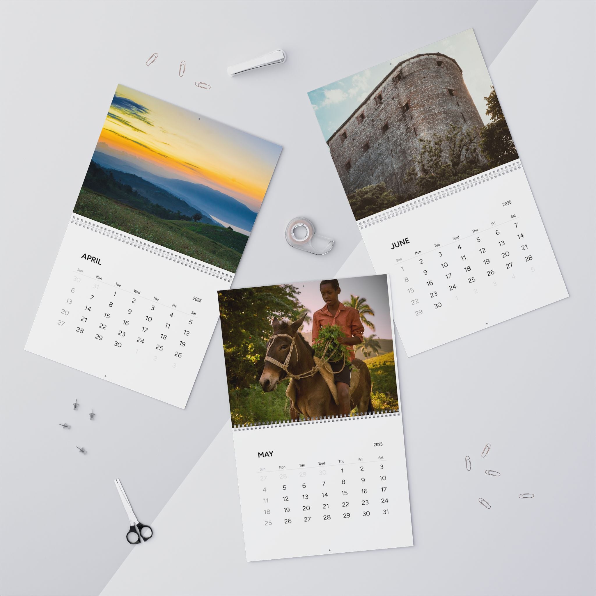 Haiti Wall Calendar 2025 - Perfect Gift for Travelers and Island Lovers, Office Gift, Secret Santa, Stunning Photos