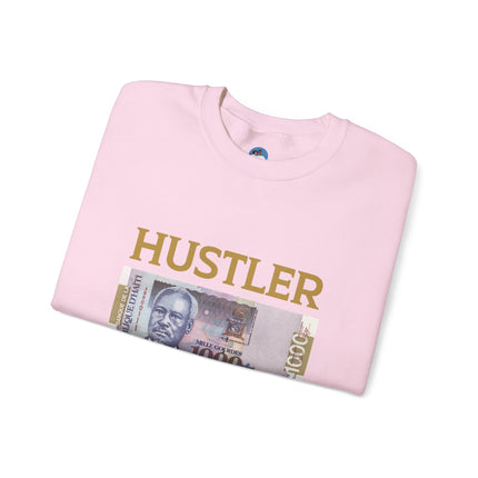 Haitian Hustler Crewneck Sweatshirt Unisex Entrepreneur Streetwear Bold Banknote Graphic Pullover