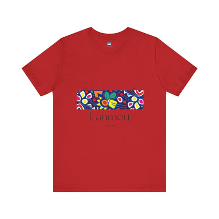 Lanmou Haitian Love T-Shirt Haitian Romance Series Unisex Premium Crewneck Vibrant Graphic Tee for Trendsetters