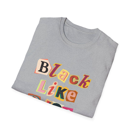 Black Like Djondjon T-Shirt – Haitian Culture Statement Tee – Unisex Soft-Style Cotton Shirt - CreoleSizzle