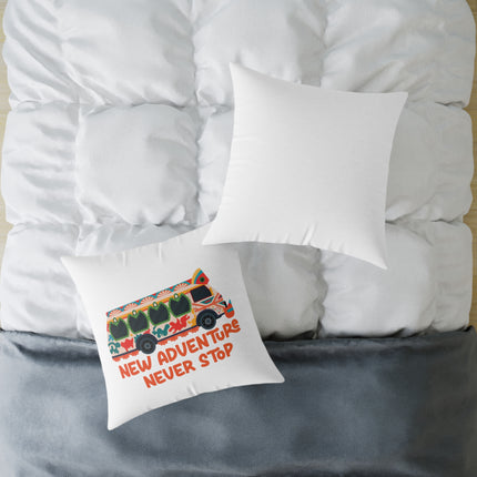 Tap-Tap Spirit Haitian Adventure Pillow Limited Culture Drop Diaspora Decor - CreoleSizzle