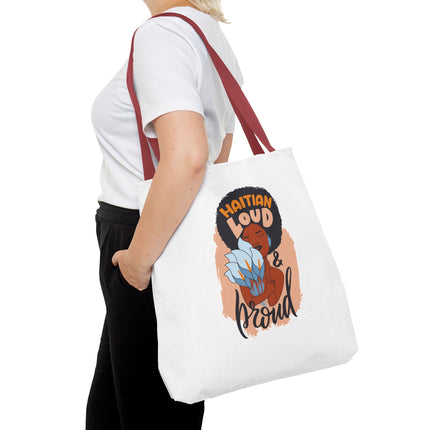 Haitian Loud & Proud Premium Cultural Tote Bags Limited Artist Edition - CreoleSizzle
