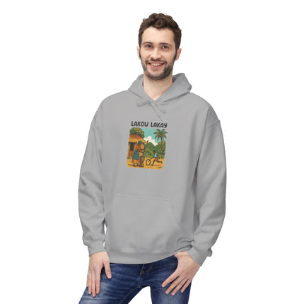 Lakou Memories Unisex Heritage Hoodie Limited Artist Edition Creole Roots Apparel Relaxed Fit Sweatshirt