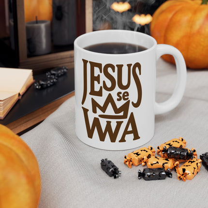 Jezi se Wa Limited Faith and Heritage Edition Ceramic Mug Haitian Spiritual Pride Design - CreoleSizzle