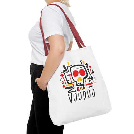 Voodoo Art Haitian Spiritual Symbols Tote Afro-Caribbean Vodou Design - CreoleSizzle