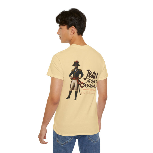 The Fire of Freedom Jean-Jacques Dessalines Vintage Graphic Tee Napoleonic Legacy Collection Unisex Ultra Cotton T-Shirt