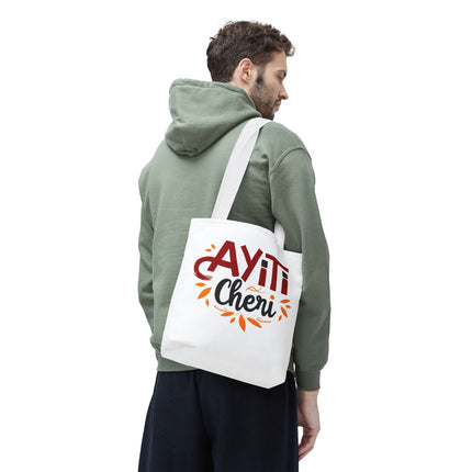 Ayiti Chéri Limited Edition Heritage Tote Bag Sweet Haiti Design - CreoleSizzle
