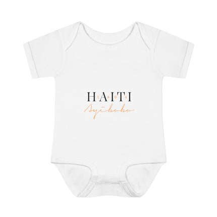 Haitian Heritage Baby Bodysuit Infant Cultural Series Premium Unisex Onesie Cute Infant Apparel, Baby Shower Gift
