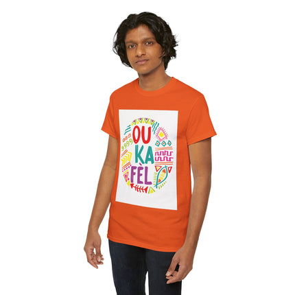 Ou Ka Fè’l “You Can Do It” Haitian Motivational Sweatshirt Colorful Creole Affirmation Colorful Unisex Heavy Cotton Tee