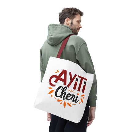 Ayiti Chéri Limited Edition Heritage Tote Bag Sweet Haiti Design - CreoleSizzle