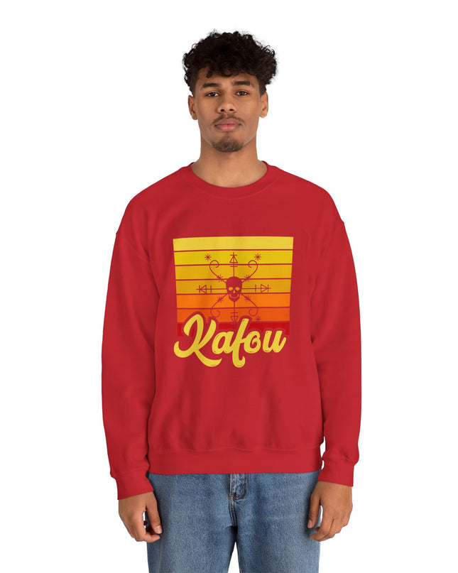 Exclusive Kafou Sweatshirt Symbol of Strength Culture and Spirituality with Comfort and Style - CreoleSizzle