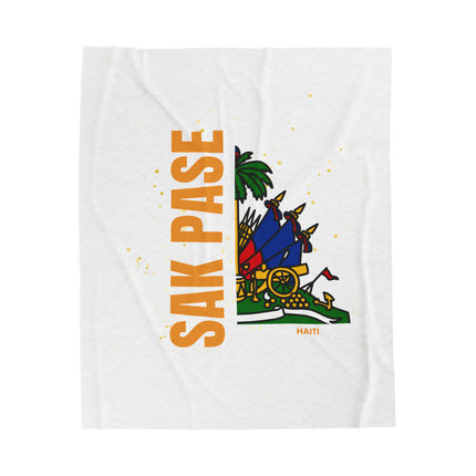 Sak Pase Haitian Blanket – Plush Velveteen Bed Throw – Soft & Cozy Home Décor - CreoleSizzle